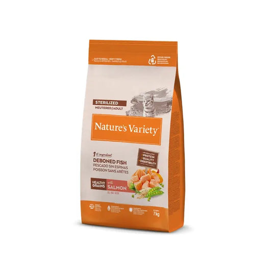Nature'S Variety Original Feline Adult Esterilizado Salmon, 7 kg, τροφή για γάτες