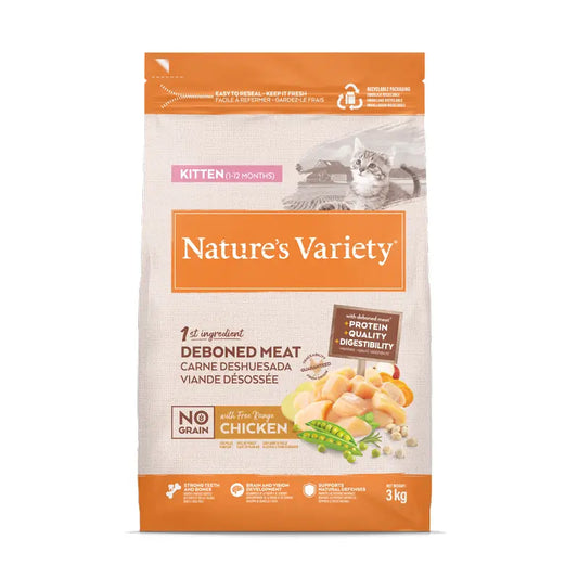 Nature'S Variety Τροφή για γάτες χωρίς σιτηρά, με κοτόπουλο, φυσική, 3 kg
