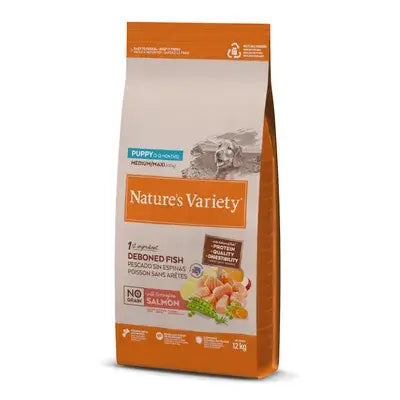 Nature's Variety Κουτάβια Medium Atlantic Salmon Χωρίς δημητριακά 12kg
