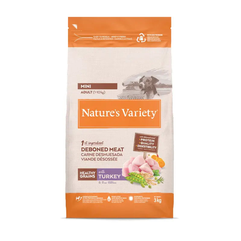 Nature'S Variety Τροφή για σκύλους, Mini, με γαλοπούλα, φυσική, 3 kg