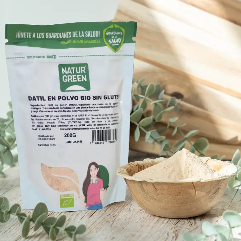 Naturgreen Βιολογικό Αλεύρι Χουρμάδας, 200 g