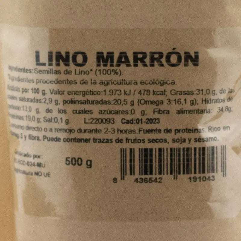 Naturgreen Βιολογικό Καφέ Λινό, 500 g