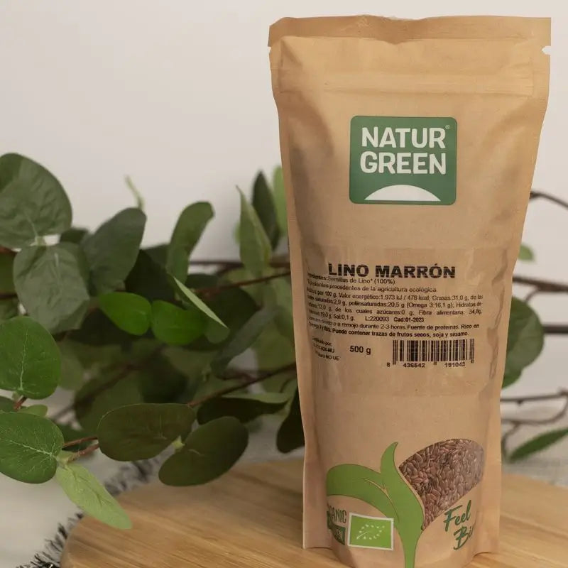 Naturgreen Βιολογικό Καφέ Λινό, 500 g