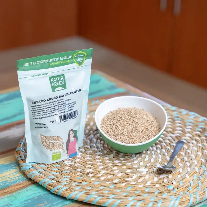 Naturgreen Ακατέργαστο Βιολογικό Σουσάμι, 225 g