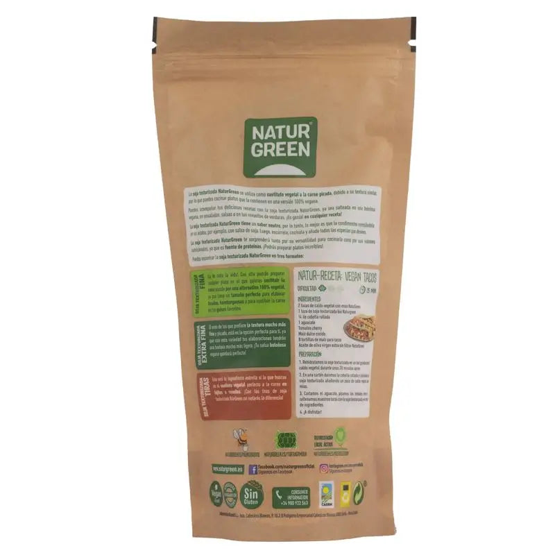 Naturgreen Βιολογικές λωρίδες από κοκκοποιημένη σόγια, 115 
