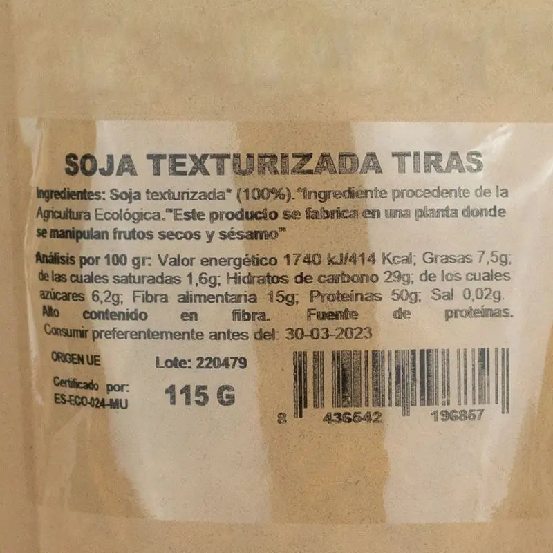 Naturgreen Βιολογικές λωρίδες από κοκκοποιημένη σόγια, 115 