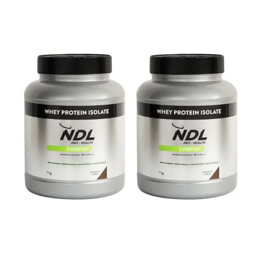 Ndl Pro-Health Whey Protein Isolate – Απομονωμένη πρωτεΐνη ορού γάλακτος, Chocolate Fusion, 2X1 Kg