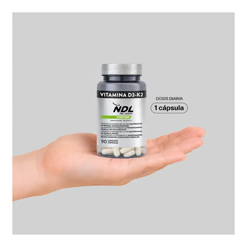 Ndl Pro-Health  Βιταμίνη D3 και K2, 90 κάψουλες