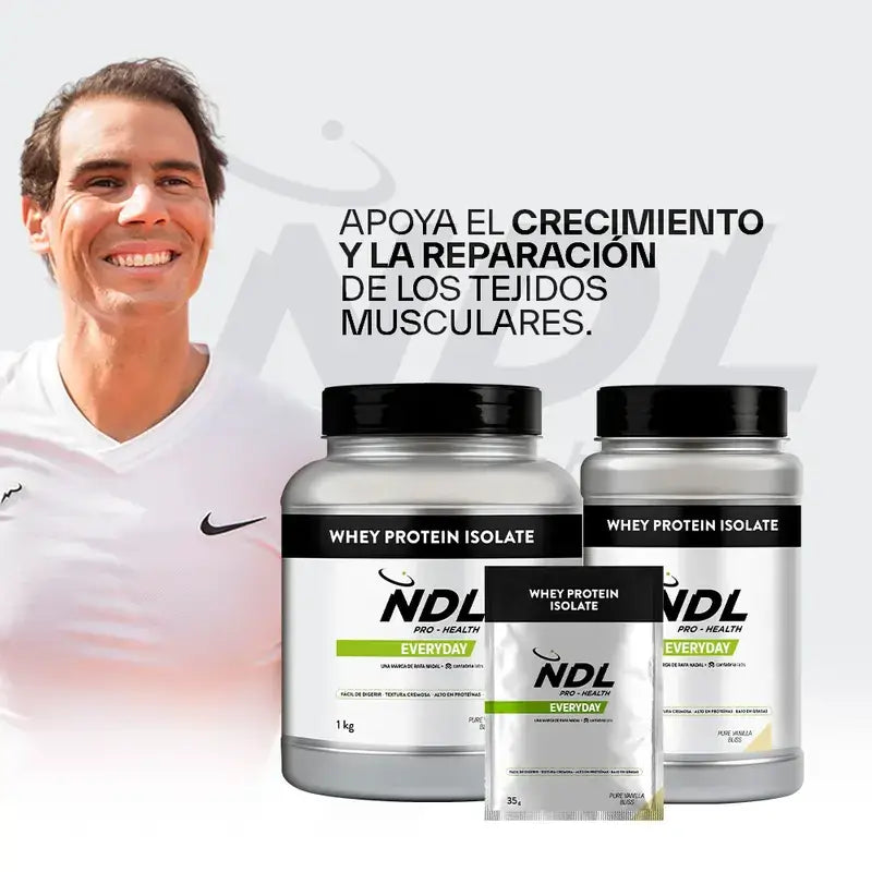 Ndl Pro-Health Whey Protein Isolate – Απομονωμένη πρωτεΐνη ορού γάλακτος, Pure Vanilla Bliss, 500 g
