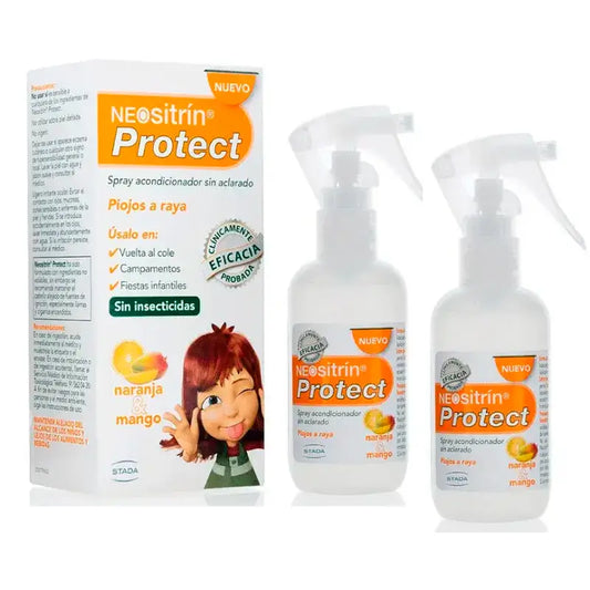 NEOsitrín® Protect Spray – Μαλακτικό κατά των ψειρών, Συσκευασία 2 x 100 ml