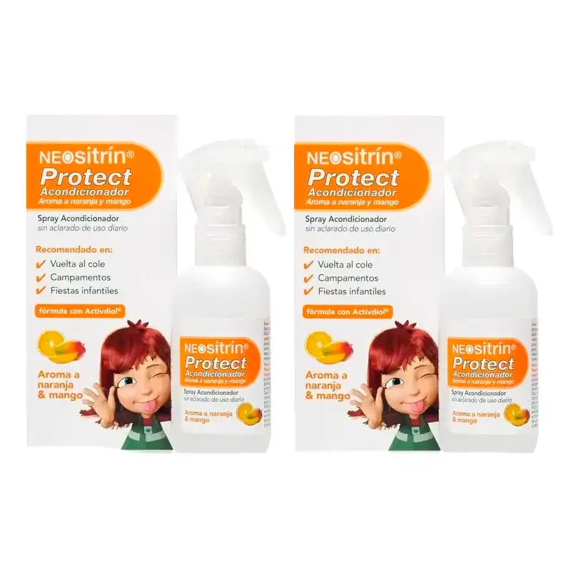 Neositrin Protect Spray Μαλακτικό, Συσκευασία 2 x 200 ml