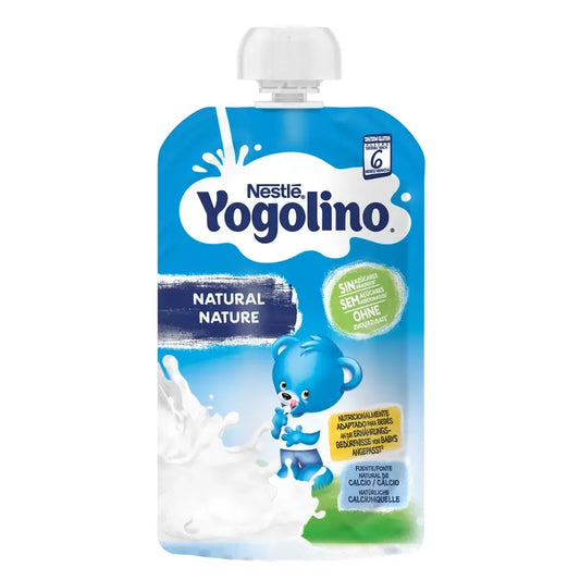 Nestlé Yogolino Natural χωρίς ζάχαρη σε σακουλάκι, 100 γρ.