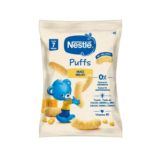 Nestlé Healthy Snacking Happy Puffs Φυσικό Καλαμπόκι, 28 g