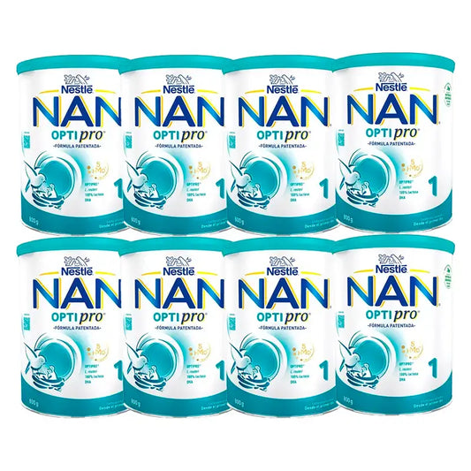 Nestlé Nan Optipro 1 Starter Milk, 8X800 g
