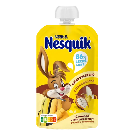 Nestlé Nesquik Κακάο και Μπανάνα, 8x110 γρ.