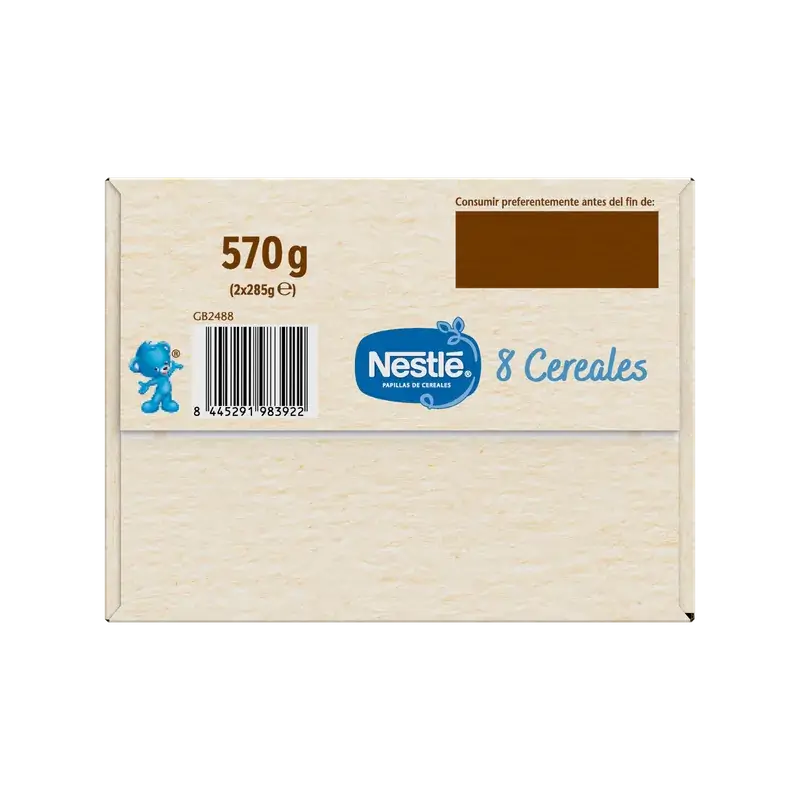 Nestlé Παιδική τροφή με 8 δημητριακά 0%, 570 γρ.