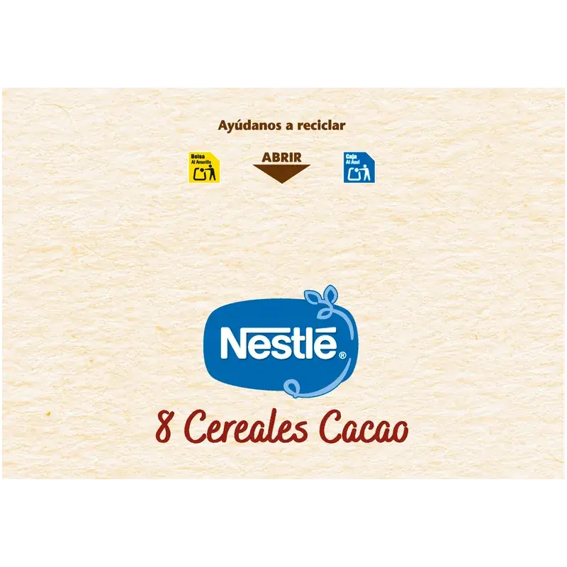 Nestlé Παιδική χυλό 8 δημητριακών 0% κακάο, 330 γρ.