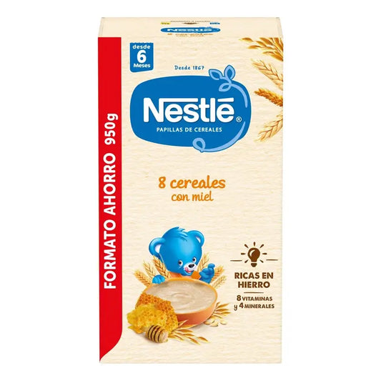 NESTLÉ Παιδική τροφή με 8 δημητριακά και μέλι, 950 g