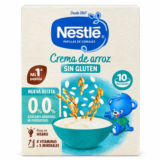 Nestlé Χωρίς Γλουτένη Παιδική Τροφή με Καλαμπόκι και Ρύζι, 180 g