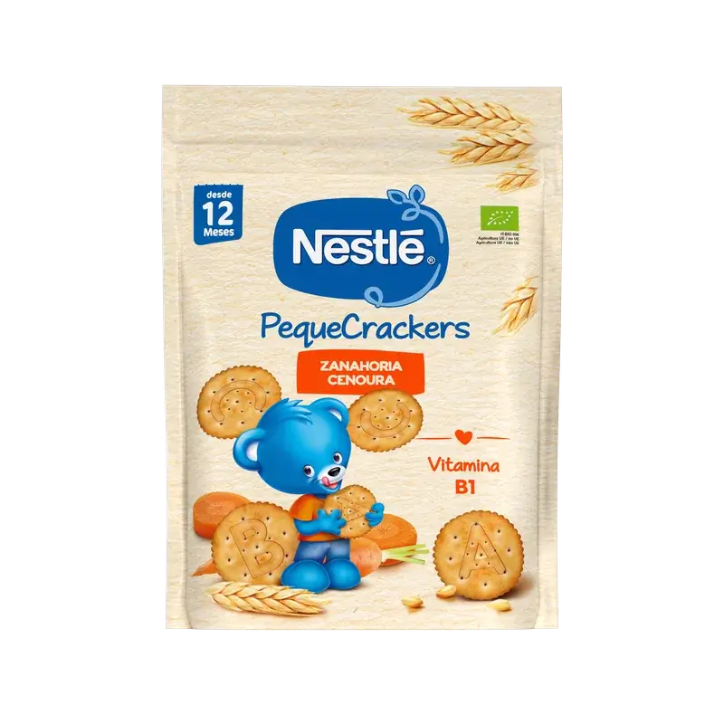 Nestlé PequeCrackers Καρότο, 100 γρ.