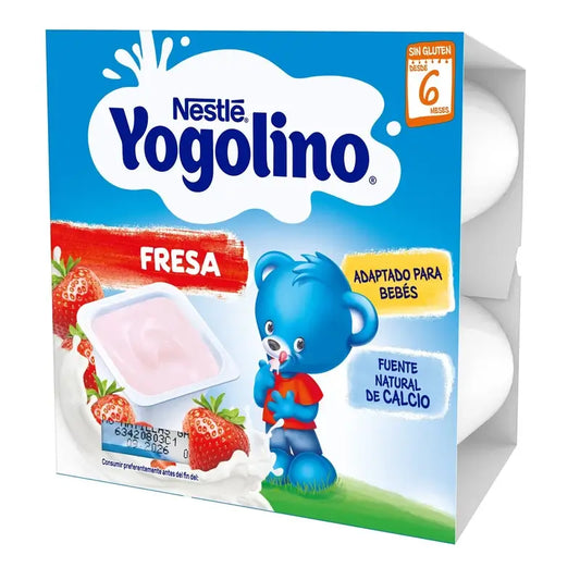 Nestlé Yogolino Φράουλα, 4X100 γρ.