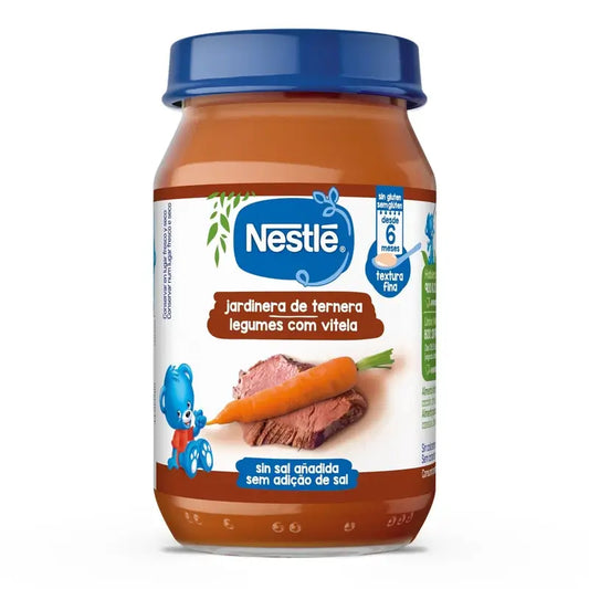 Nestlé Μικρά βαζάκια με αλμυρή σάλτσα μοσχαριού, 190 g
