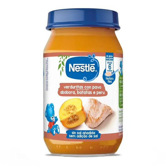 Nestlé Βαζάκια με λαχανικά και γαλοπούλα, 190 g