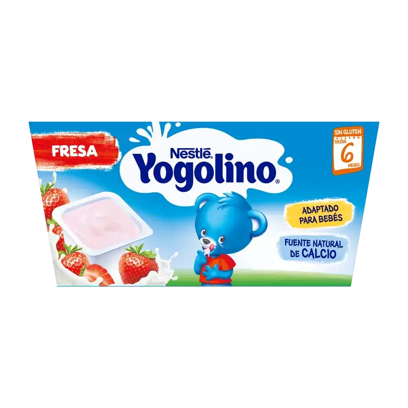 Yogolino Φράουλα, 4x100 γρ.