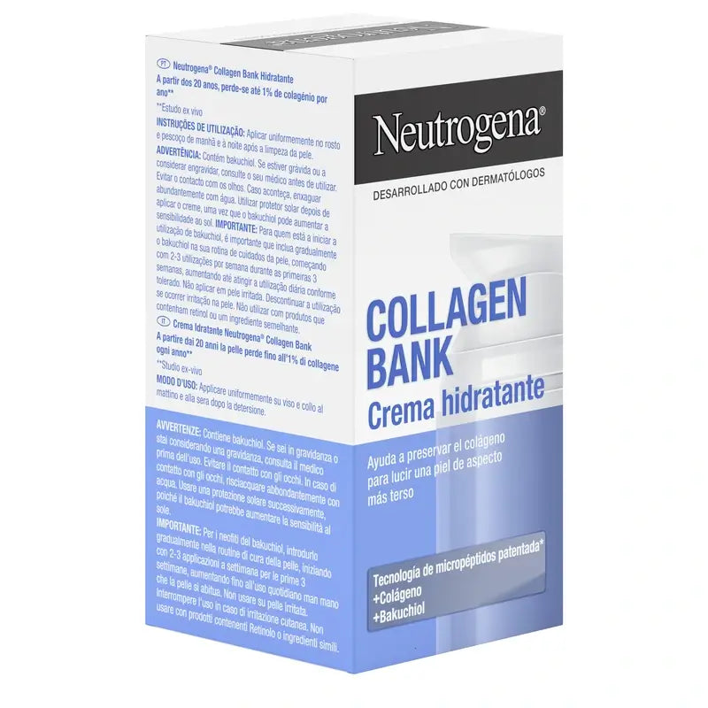 Neutrogena Collagen Bank Ενυδατική Κρέμα Προσώπου, 50 ml