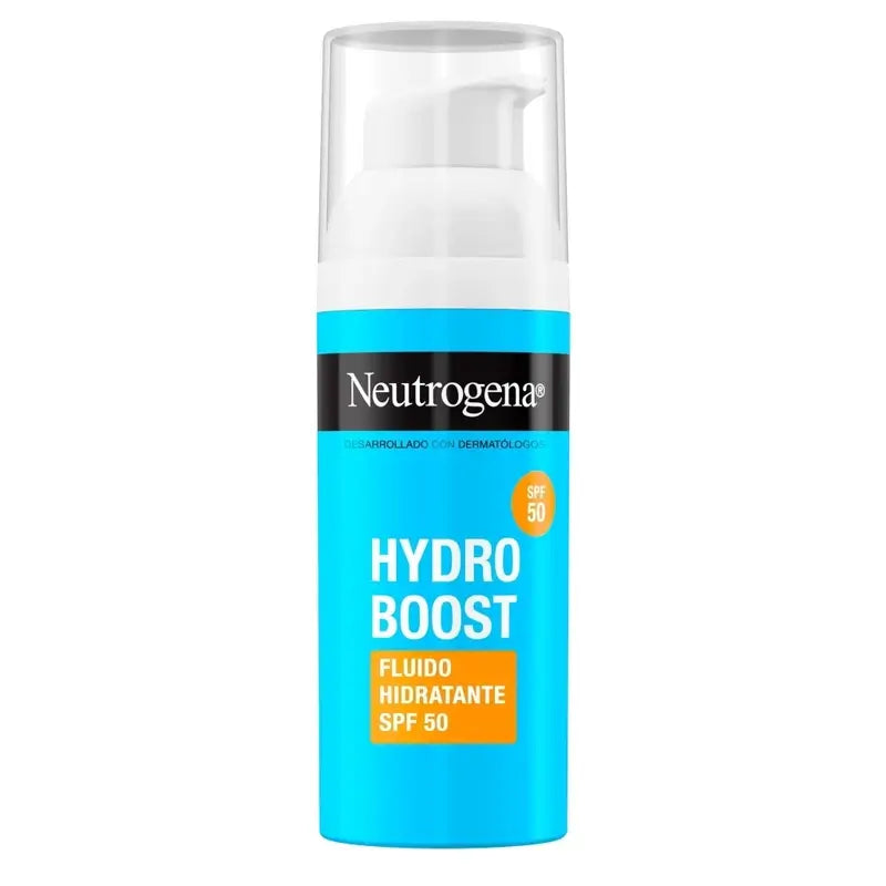Neutrogena Hydro Boost Υγρή Κρέμα Ενυδάτωσης Προσώπου SPF 50, 2 x 50 ml