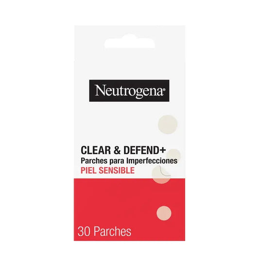 Neutrogena Clear & Defend+ Υδροκολλοειδή επιθέματα κατά της ακμής, 30 τεμάχια
