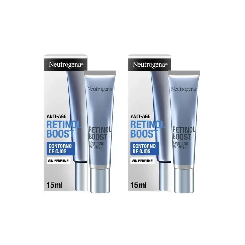 Neutrogena Retinol Boost Κρέμα για την περιοχή γύρω από τα μάτια κατά των ρυτίδων, 2×15 ml