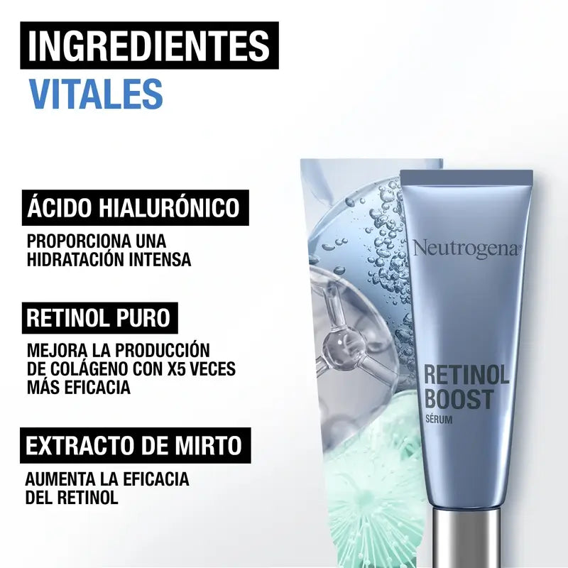 Neutrogena Retinol Boost Ορός Προσώπου κατά των Ρυτίδων, 2X15 ml