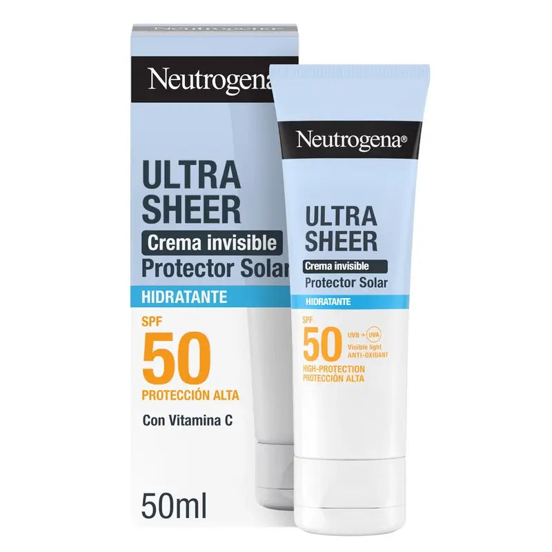 Neutrogena Ultra Sheer Αόρατη Ενυδατική Κρέμα SPF 50, 50 ml