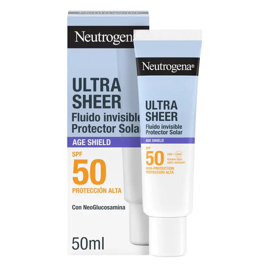 Neutrogena Ultra Sheer Αόρατο Αντιγηραντικό Υγρό SPF50, 50 ml