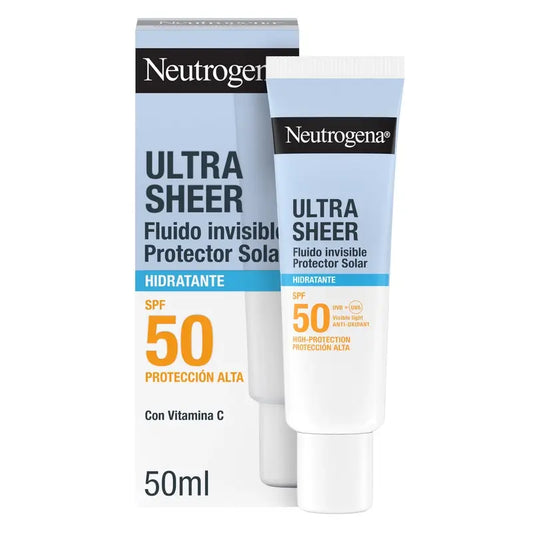 Neutrogena Ultra Sheer Αόρατο Ενυδατικό Υγρό SPF 50, 50 ml