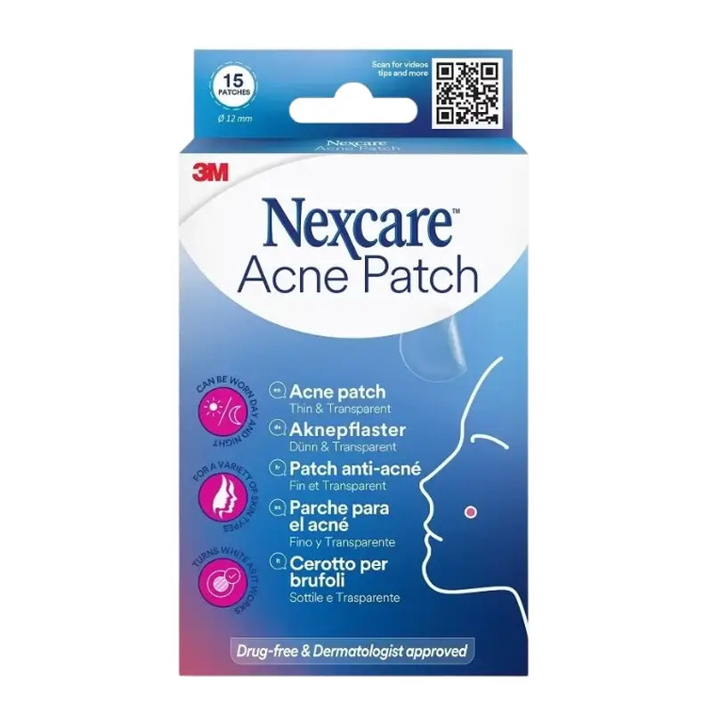 Nexcare Επίδεσμος για την ακμή 12 mm, 15 τεμ.