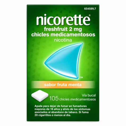 Nicorette Freshfruit 2 mg 105 τσίχλες