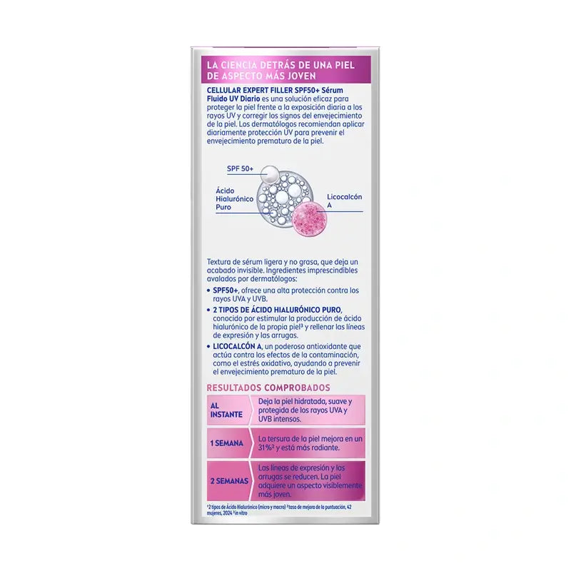 Nivea Cellular Expert Filler Υγρό Ορό Καθημερινής Χρήσης με UV SPF50+ 30 ml