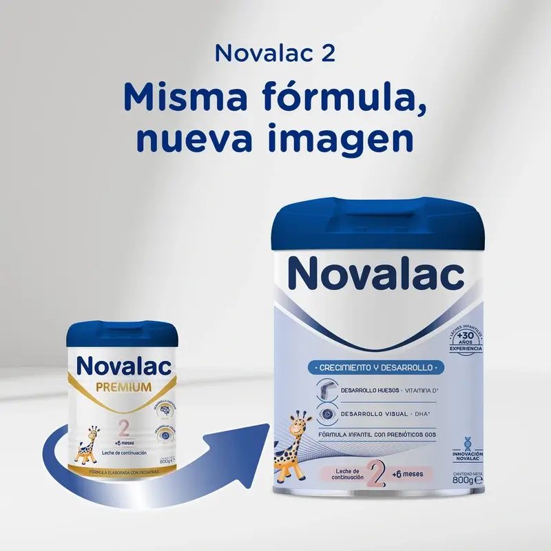 Novalac 2 Γάλα Συνέχισης, Συσκευασία 3X800 γρ.