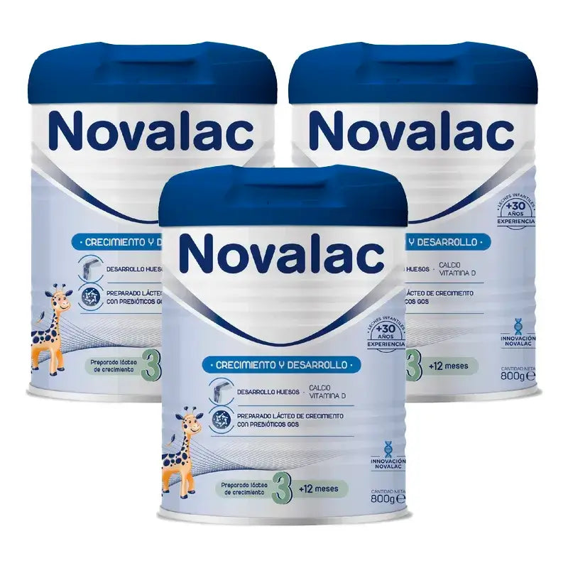 Novalac 3 Γάλα Ανάπτυξης, 3X800 γρ.