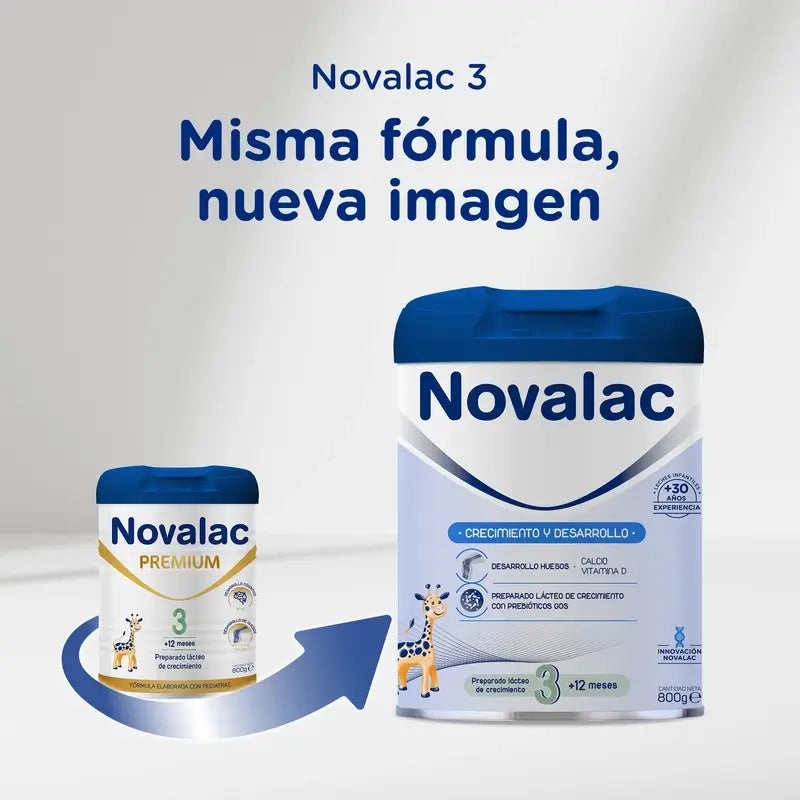 Novalac 3 Γάλα Ανάπτυξης, 3X800 γρ.