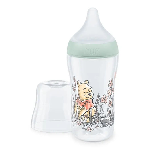 Nuk Μπιμπερό Perfect Match PP Σιλικόνη 0-6 μηνών, ροή M, Winnie The Pooh, 260 ml