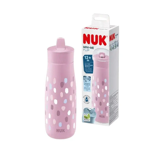 Nuk Μπουκάλι Mini-Me Flip Λιλά, 450 ml
