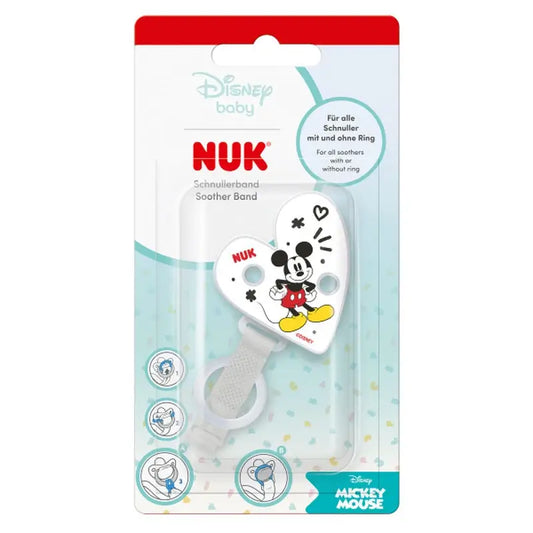 NUK Κορδόνι για πιπίλες Mickey Mouse 0m+
