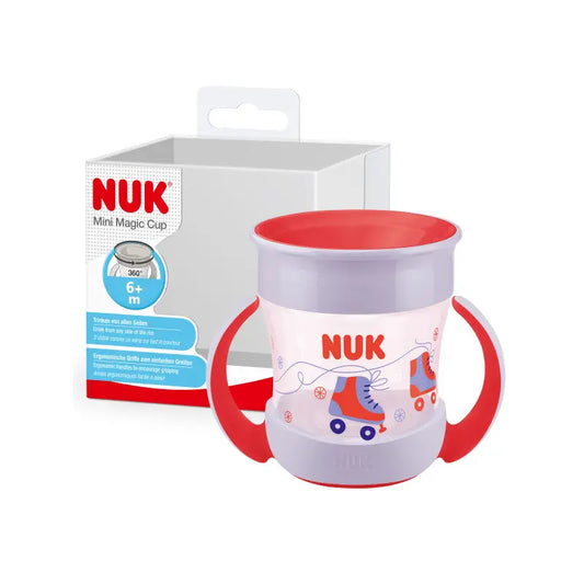 Nuk Mini Magic Cup Ποτηράκι εκμάθησης +6 μηνών Κόκκινο, 160 ml