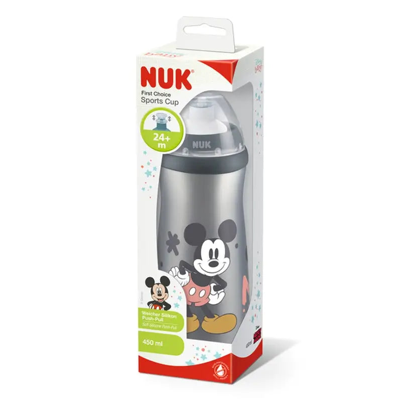 Nuk Sports Cup Mickey Mouse 24M+ Σιλικόνη, 450 ml