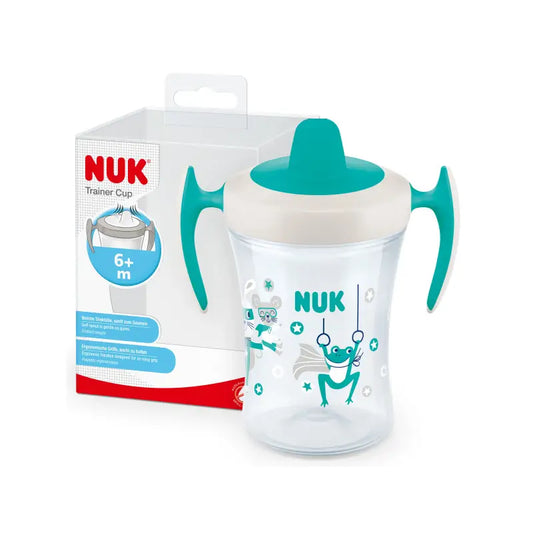 Nuk Trainer Cup Ποτήρι Εκμάθησης +6 Μήνες Πράσινο, 230 ml