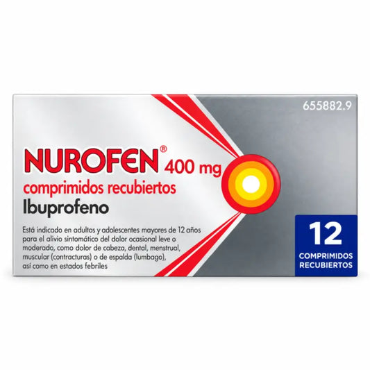 Nurofen 400 mg, 12 επικαλυμμένα δισκία