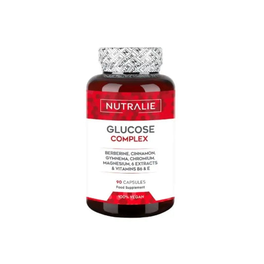 Nutralie Glucosa Complex με βερβερίνη + χρώμιο + κανέλα, 90 κάψουλες